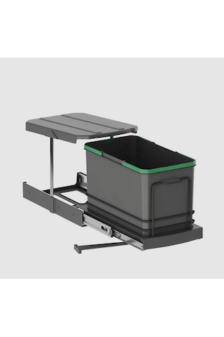 Starax 2573A Antrasit Teleskopik Raylı Plastik Gövde 16Lt