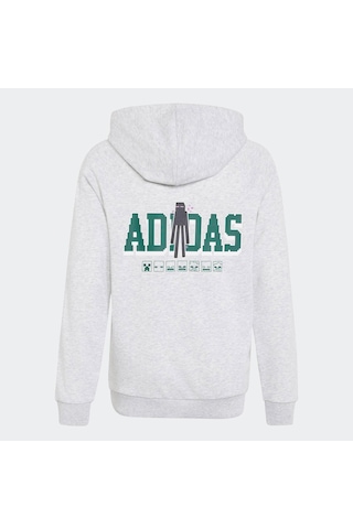 Adidas Minecraft Çocuk Gri Sweatshirt Ks9031