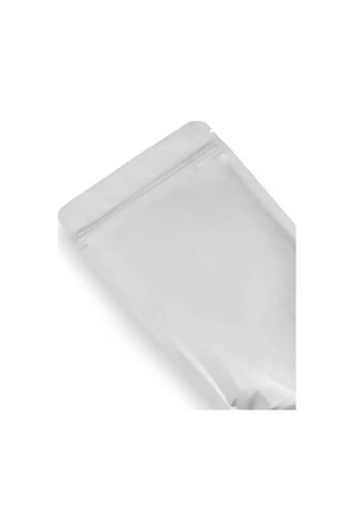 Beyaz Kraft Pencereli Doypack Dik Duran Ambalajlar 50 Li Paket, Şeffaf Pencereli, Kilitli Ziplock Ve Kolay Açma Çentikli, Çok Amaçlı Gıda Saklama Ambalajı 13x22,5 Cm 4296