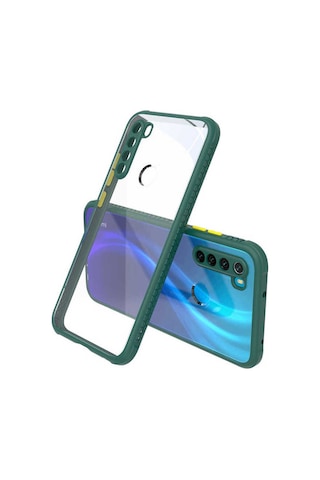Xiaomi Redmi Note 8 Kılıf Zore Kaff Kapak Koyu Yeşil