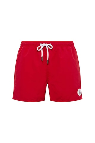 U.S. Polo Assn. Erkek Kırmızı Orta Boy Deniz Şortu-4350