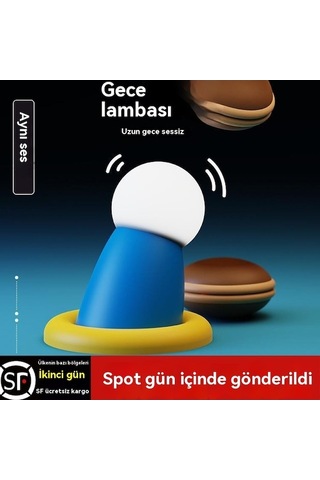 Opulentliving Doraemon Gece Lambası Yuvarlak Elden Uzatır Çok Renk, Cam Abajur, Ortalama Aydınlatma, 36v Çok Renkli