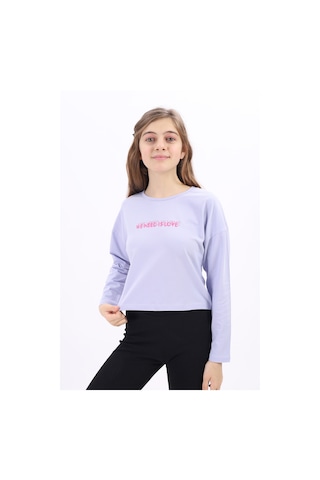 Toontoy Kids Toontoy Kız Çocuk Baskılı Tişört Fuşya
