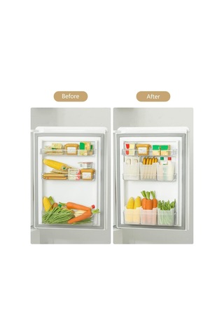 Aubyhe Cam Gösterimli Buzdolabı Düzenleyici Kutusu - Pp Malzeme, 10x8x9.5 Cm, Tek Adet Diğer