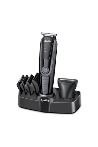 Aprilla Ahc-5018 2 In 1 Standlı Şarjlı Erkek Bakım Seti Tıraş Makinesi Siyah