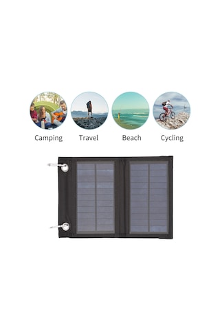 Mufunye Taşınabilir 4w Katlanabilir Güneş Enerjili Şarj Çantası - Hızlı Usb Şarj, Kamp & Seyahat İçin