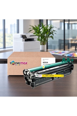 Hp 650a Ce272a Sarı Uyumlu Toner Aa Plus / Color Laserjet Enterprise Cp5525 / M750