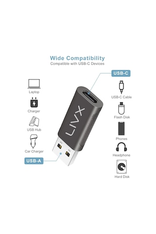 Livx Type C To Usb 3.0 Çevirici Dönüştürücü Otg Adaptör Lva-otgcf Sku: Smg8690010076595