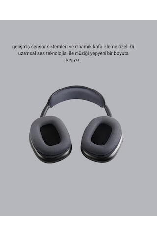 P9 Pro Plus Bluetooth Kulak Üstü Kulaklık H1 Çipli, Aktif Gürültü Engelleme, Uzamsal Se