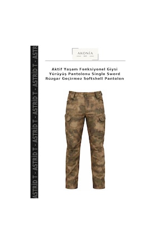 Astrid T Aktif Yaşam Fonksiyonel Giysi Yürüyüş Pantolonu Single Sword Rüzgar Geçirmez Softshell Pantolon Çok Renkli