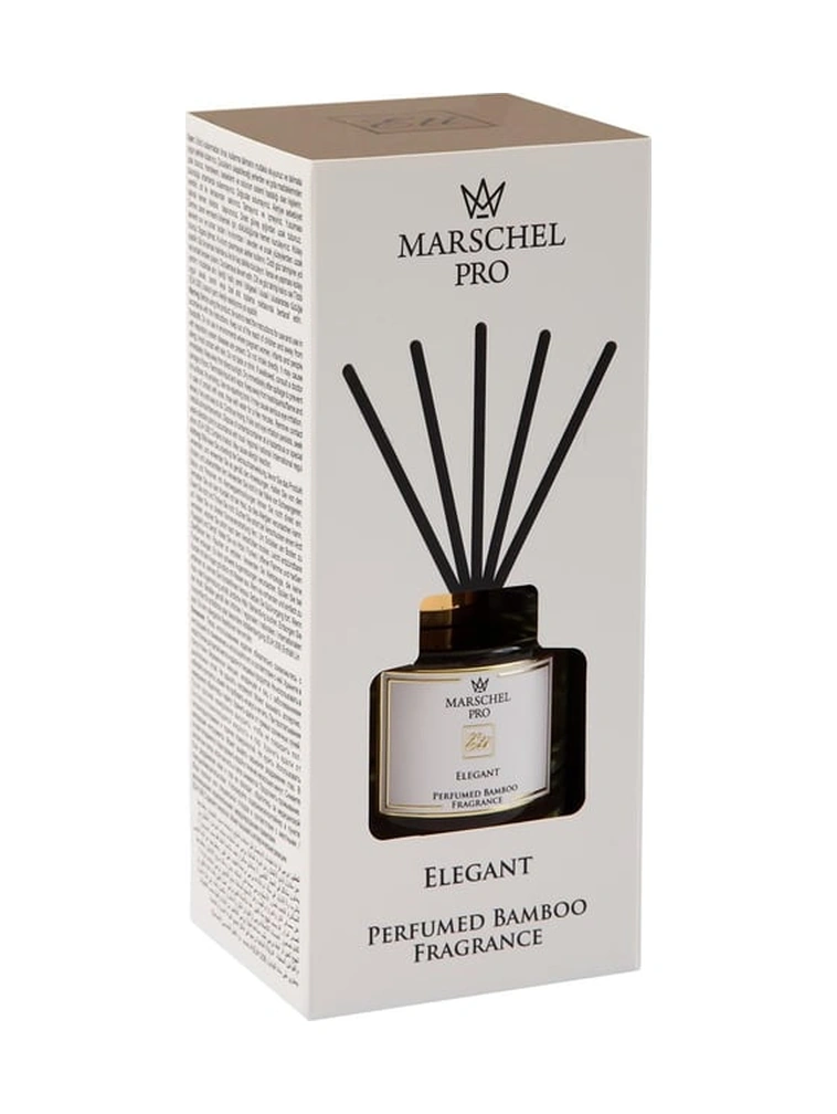 Marshel Pro Elegant Çubuklu Koku Cam Şişe 165 Ml Bambu