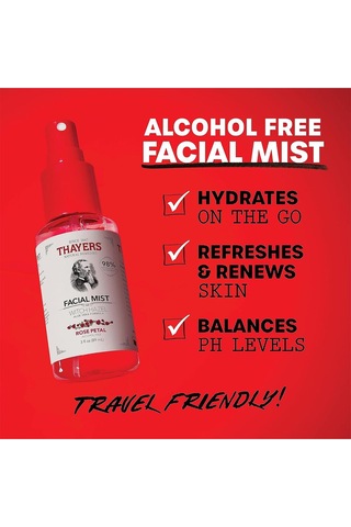 Thayers Cadı Fındığı ve Gül Yaprağı Yüz Spreyi 89 ML