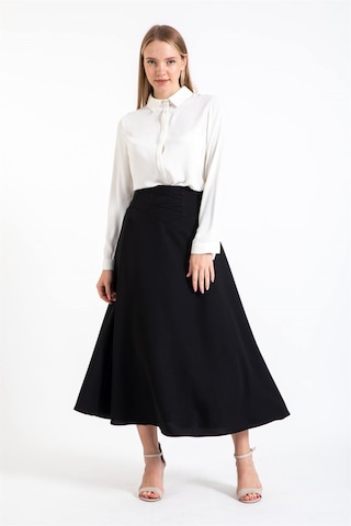Kloş Etek Siyah-siyah Siyah