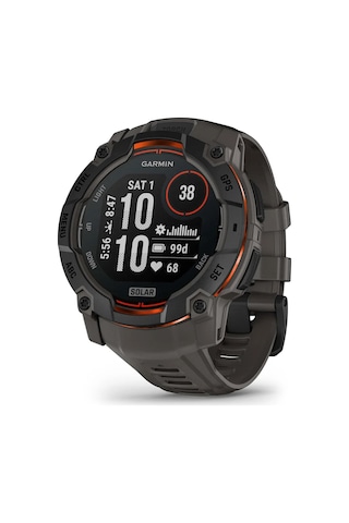 Garmin Instinct 3 50 Mm, Solar Kömür Siyahı Siyah - Yeşil