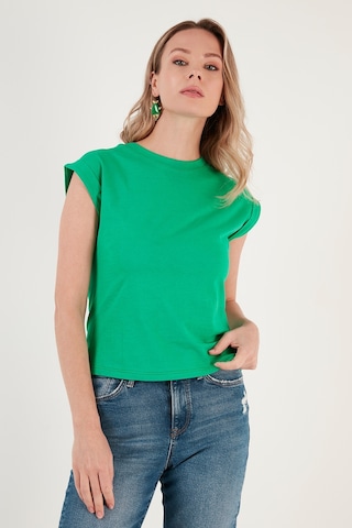 Lela Bisiklet Yaka % 100 Pamuk Basic Bayan T Shirt 5864121 Benetton