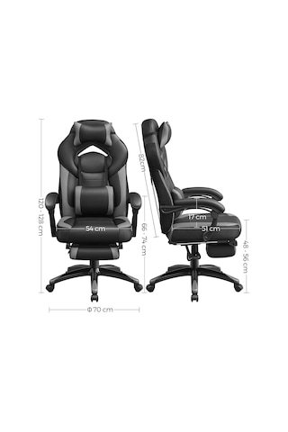 Yönetici Ofis Koltuğu, Ergonomik, Siyah, Gri Obg77bg Diğer