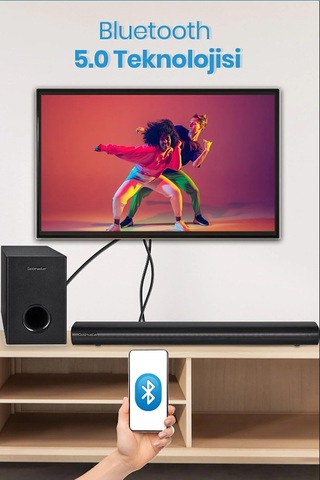 Goldmaster Sw-910 Bt Soundbar Kablolu Woofer 261535 Siyah