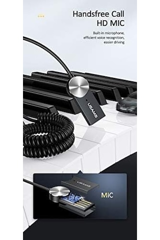 Bluetooth 5.0 Receiver Usb Aux Wireless Araç Kiti Telefon Konuşma Müzik Dinleme Ba01 Sj464lvx