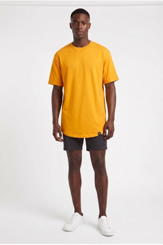 Blow Up Basic Clothing Normal Kalıp Erkek T-shirt 141111 Turuncu