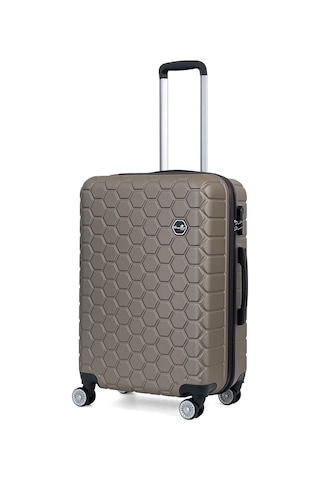 Reymond Luggage Altıgen Abs Seyahat Valizi, Orta Boy Altın