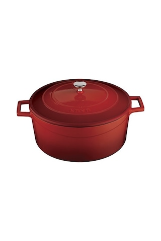 Lava Yuvarlak Tencere Çap 24 CM Folk