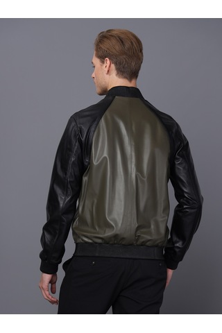 Basics&more Erkek Deri Ceket Es506 001