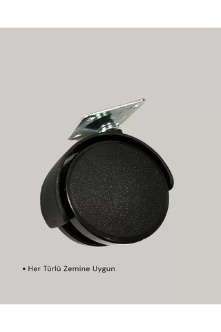 Hepsi Kilitsiz 4 Cm Tekerlek Ayak 4 Lü Set Sessiz Ve Dayanıklı Najmaddin Diğer