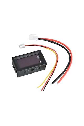 Suntek Dc 0-100v 10a Voltmetre Ampermetre Led Dijital Amp Volt