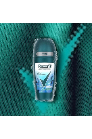 Rexona Men Thermocool Erkek Roll On Deodorant Menthol & Blue Lavender 50 Ml X2