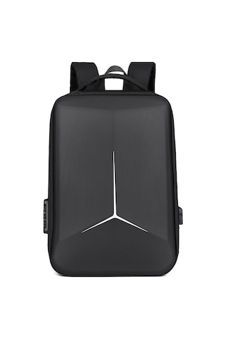 Laptop Notebook Kilitli Sırt Çantası Usb Şarj Ve Kulaklık Girişli