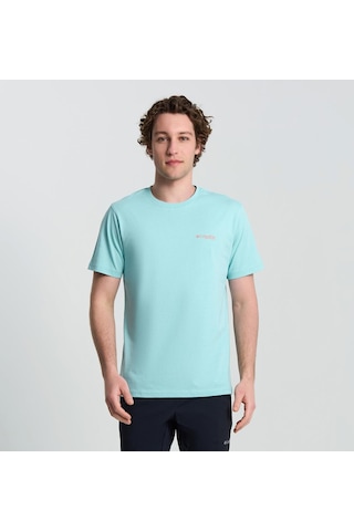 Columbia Csc Pfg Trout Shine Erkek Kısa Kollu Tişört-8004 Pfg Turkuaz