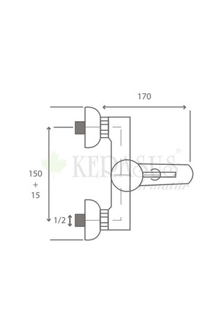 Kerasus Ruby Serisi - Mix Banyo Bataryası 35ø