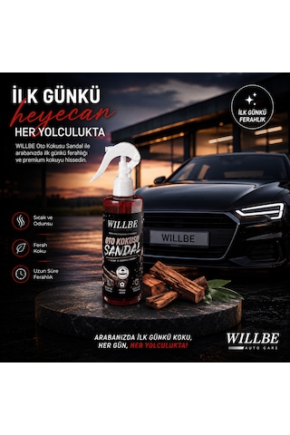 Willbe Auto Care Oto Kokusu 250 Ml 200 ML