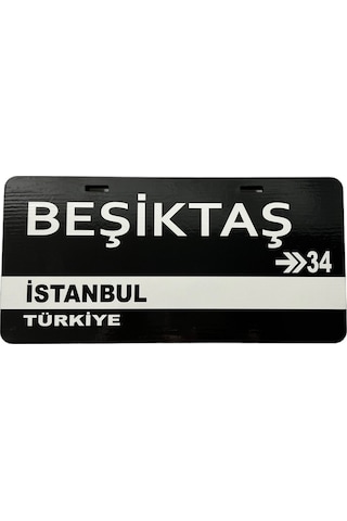 Beşiktaş Renkli 15x30 Cm Ahşap Poster