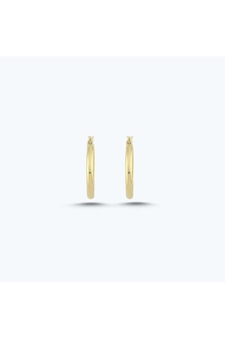 Altınbaş Altın Halka Küpe Akp0245-y-25977-20mm Çok Renkli