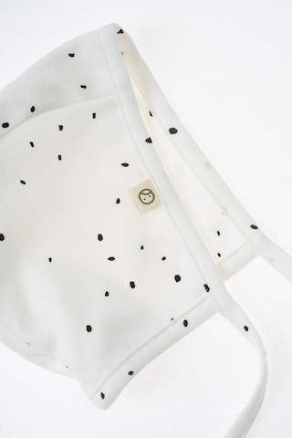 Ingiliz Şapka Bebek Cosmos Beyaz Organik Pamuk