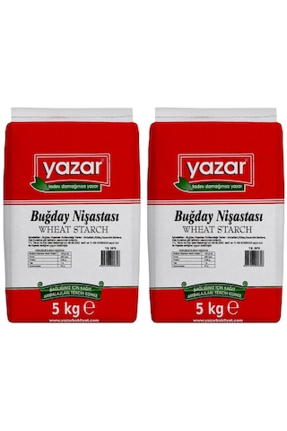 5 Kg X 2 Paket - Yazar Buğday Nişastası