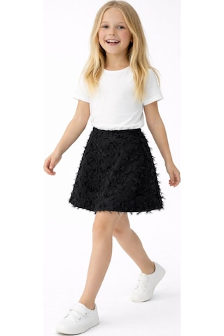 Esila Kids Kız Çocuk Etek Tütü Etek Sarı Renk Siyah