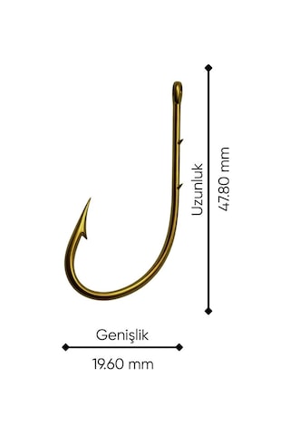 Olta İğnesi - Telescopic Star - Bronz - No: 5/0 10'lu Paket