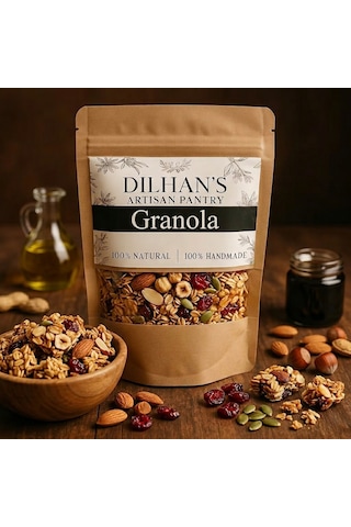 Artizan Granola Şekersiz & El Yapımı - 250g Artizan Granola Şekersiz & El Yapımı - 250g
