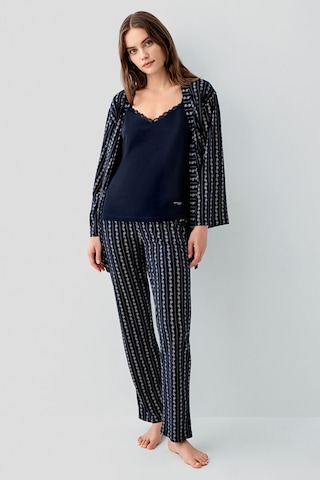 Pierre Cardin Kadın Lacivert 3lü Pijama Takım Lacivert