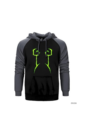 World Of Warcraft Legion Demon Hunter Sarı Renk Reglan Kol Sweatshirt / Hoodie
