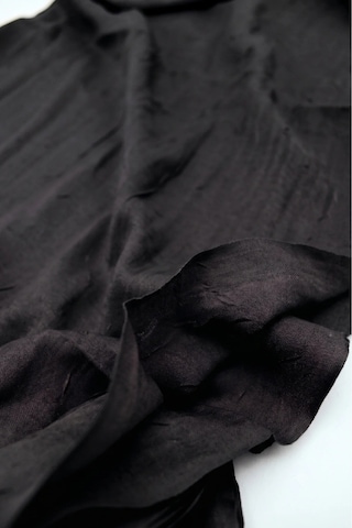 Myreal Bambu Kraş Şal - Ütü Gerektirmeyen Doğal Doku 90x200 Cm siyah