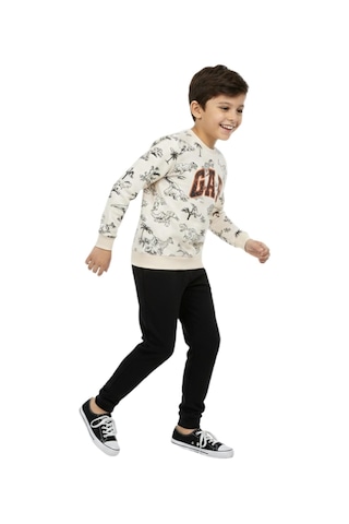 Baglan Erkek Çocuk Önü Baskılı Sweatshirt Ve Eşofman Alt Takım Bgl-st05251 Siyah