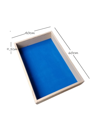 Eğitici Ahşap Kum Tepsisi Büyük