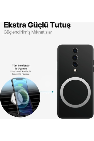 Easydrive Pro M Magsafe Uyumlu Araç İçi Telefon Tutucu Siyah