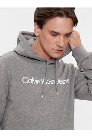 Calvin Klein Calvın Kleın Erkek Sweatshırt J30j322551-p2d Gri