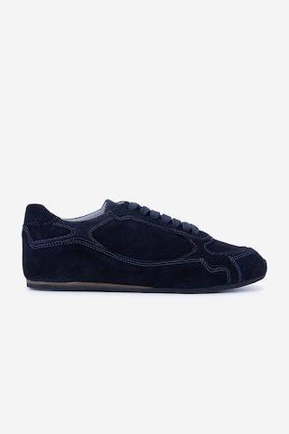 Valmenti Kadın Hakiki Deri Lacivert Süet Sneakers & Spor Ayakkabı 1122 2665 Bn Ayk Y25 Lacı Suet Lacivert