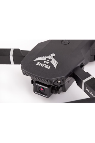 İlk Dronum Katlanır Çift Kameralı Tek Tuşla Iniş Kalkış Başlangıç Drone Model (3 Bataryalı, Siyah)