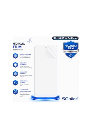 Tcl 30 5g Uyumlu Ön Yüzey Nano Şeffaf Hidrojel Ekran Koruyucu 91431146